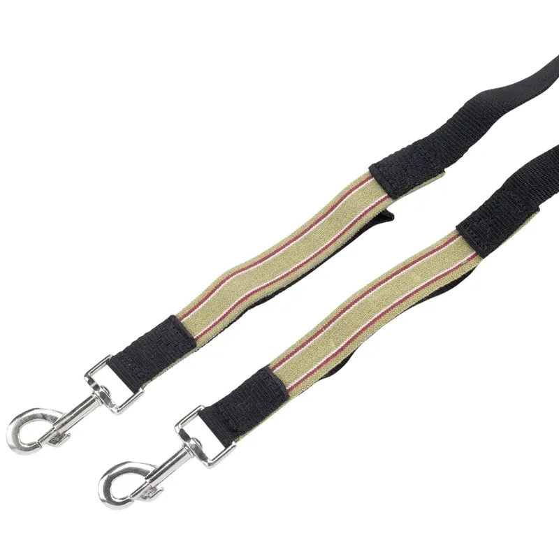 Hy Equestrian Elasticated Side Reins - Black