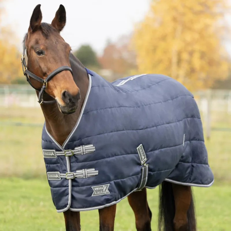 StormX Empra 100 Stable Rug - Navy-1