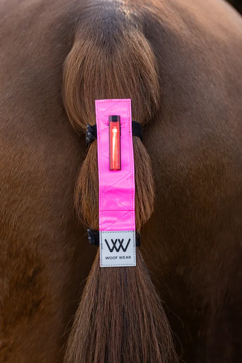 Woof Wear LED Hi Vis Tail Light - Pink