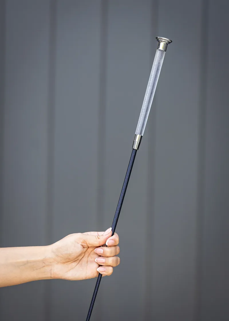 Woof Wear Gel Dressage Whip - Navy