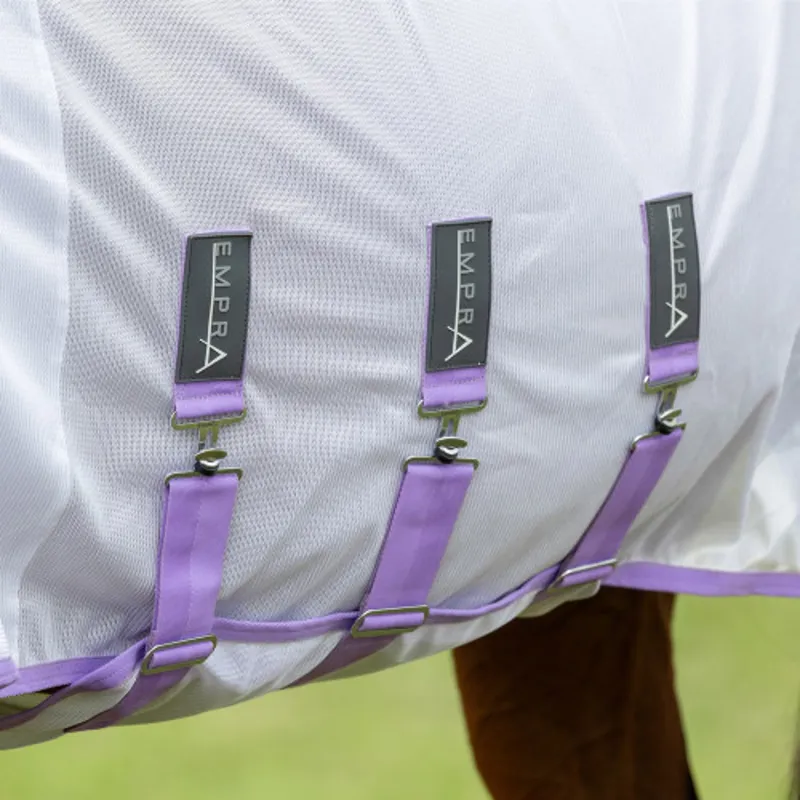 StormX Empra Gladiator UV Combi Fly Rug - White/Lilac-3