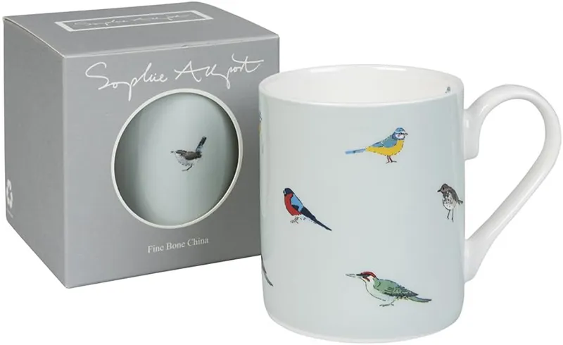 Sophie Allport Garden Birds Mug - Box Faded
