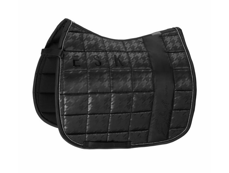Eskadron Big Square Glossy Saddle Pad - Black