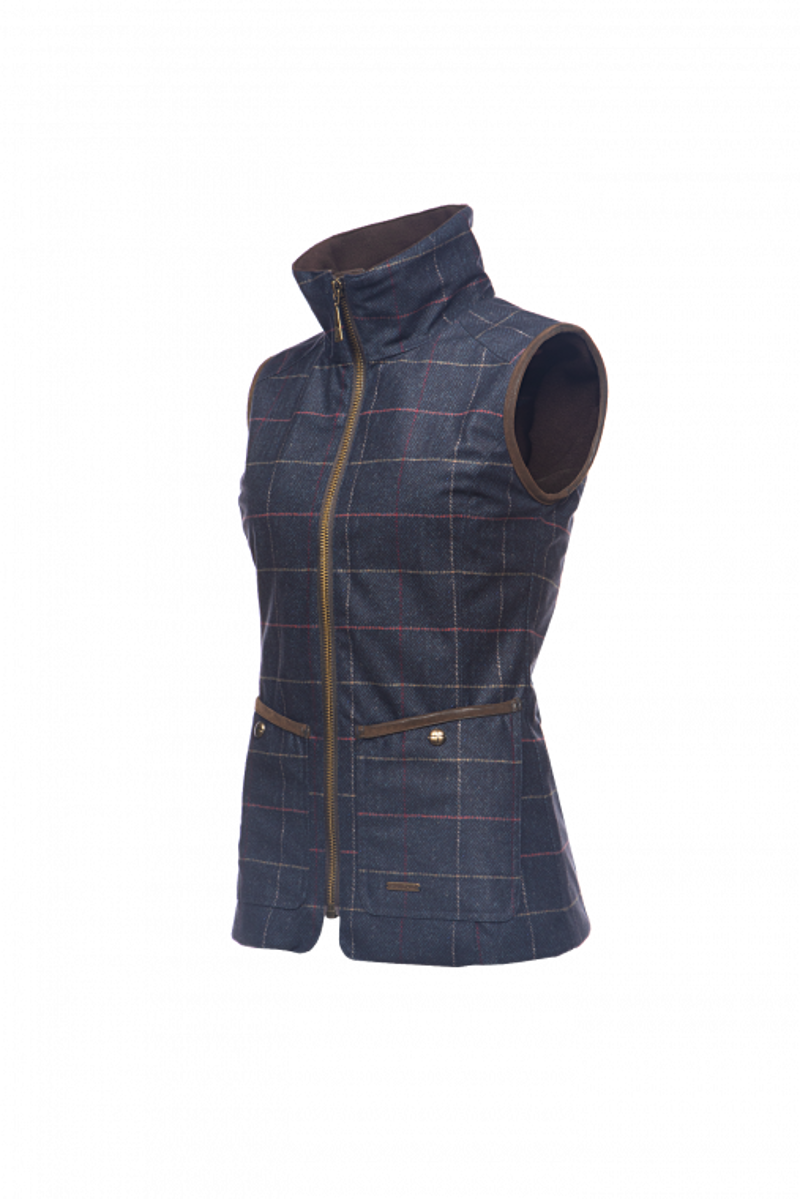 Baleno Perth Waistcoat - Navy Check