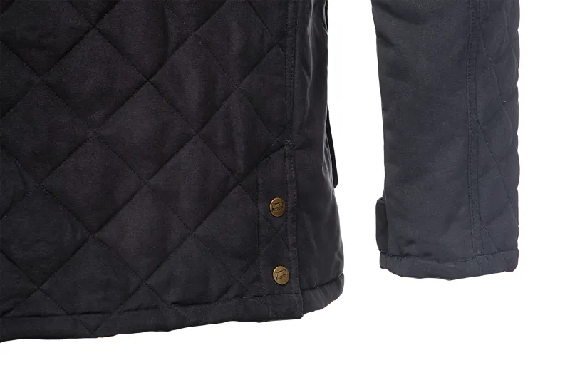 Baleno Goodwood Two Tone Quilted Jacket - Navy-2