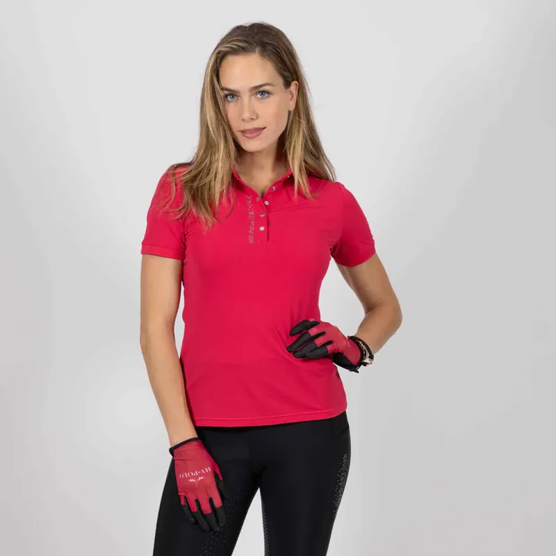 HV Polo Tech Polo HVP Myrthe - Viva Magenta-1