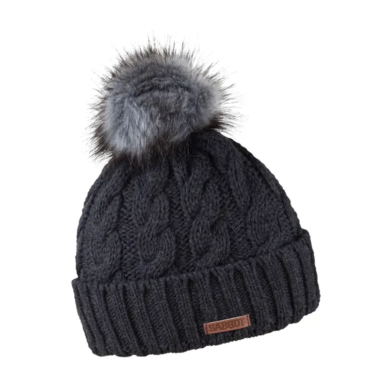 Sabbot Linda Bobble Hat - Charcoal
