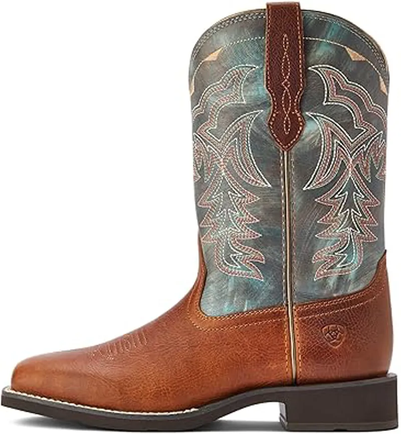 Ariat Delilah Western Boot Womens - Spiced Cider/Teal-2