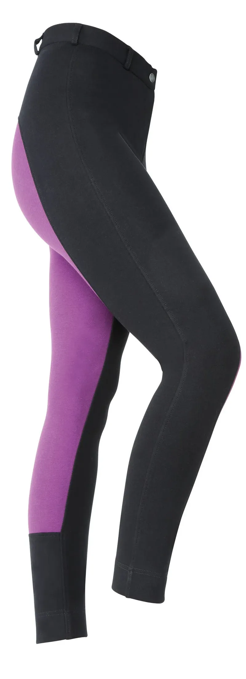 Shires Wessex Maids Two Tone Jodhpurs - Black/Purple
