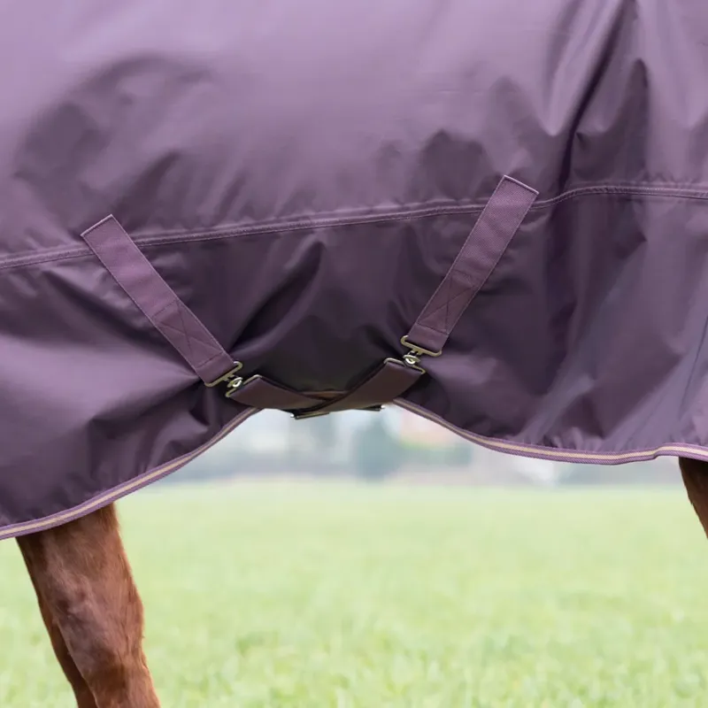 Shires Typhoon 100 Turnout Rug - Black Cherry-5