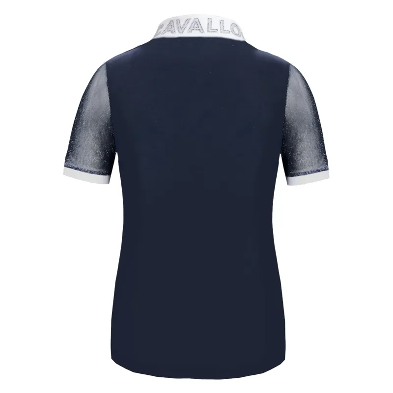 Cavallo Panita Ladies Competition Shirt - Dark Blue-1