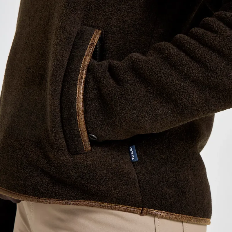 Toggi Albion Half Zip Fleece - Olive Brown-3