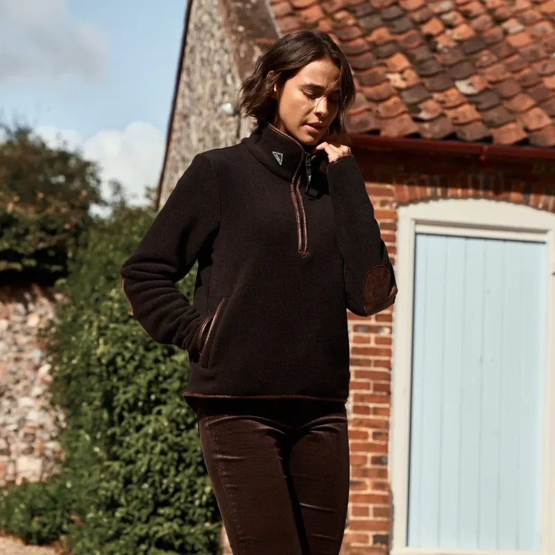 Toggi Albion Half Zip Fleece - Olive Brown-6