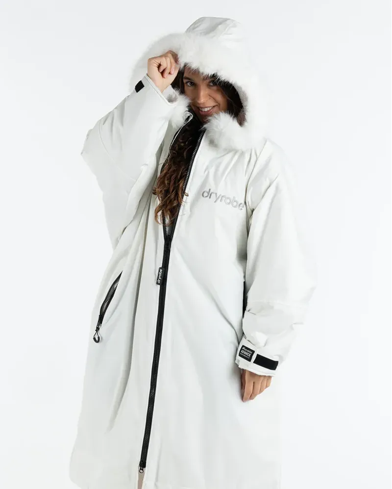 Dryrobe Advance Long Sleeve Alpine Range-Alpine White/Grey-2