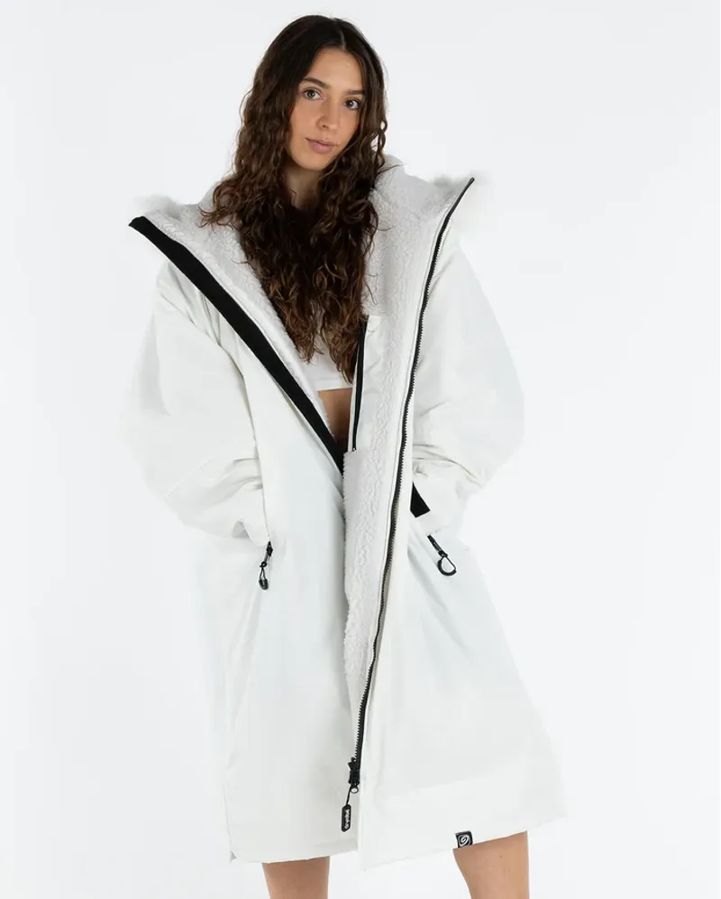 Dryrobe Advance Long Sleeve Alpine Range-Alpine White/Grey-3