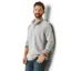 Ariat Mens Portola 1/2 Zip Sweatshirt Heather Grey