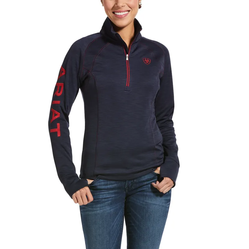 Ariat Tek Team 1/2 Zip Sweatshirt - Navy Heather