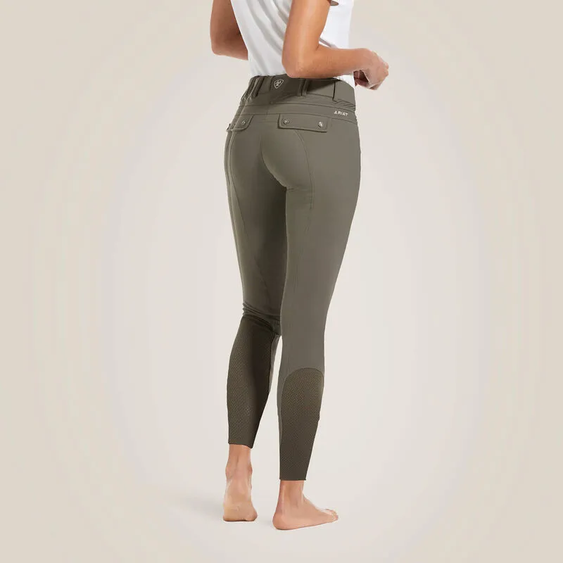 Ariat Womens Tri Factor Grip FS Breeches - Banyan Bark-1