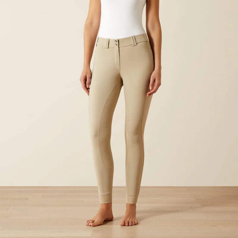 Ariat Womens Tri Factor Grip FS Breeches - Tan