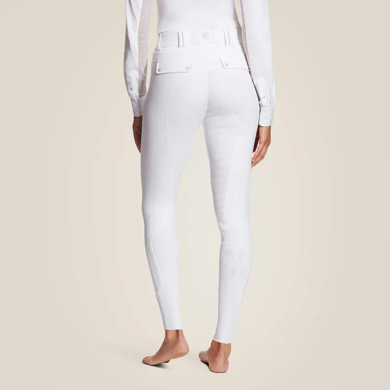Ariat Womens Tri Factor Grip FS Breeches - White-1