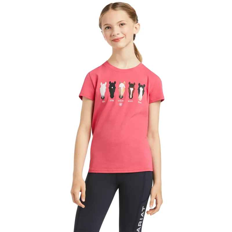 Ariat Youth Identity Parade SS T-Shirt - Party Punch