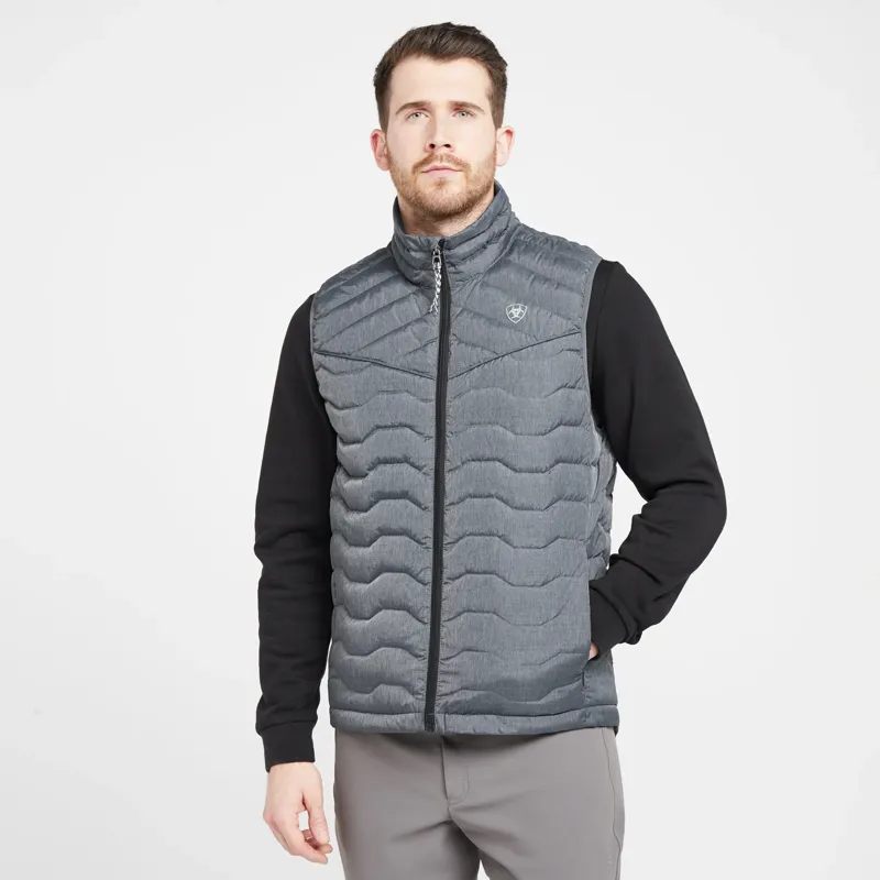 AriatTEK Men's Ideal Down Gilet - Charcoal Heather-1