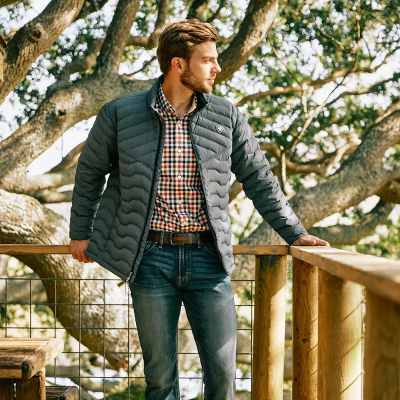 AriatTEK Men's Ideal Down Jacket - Charcoal Heather-4