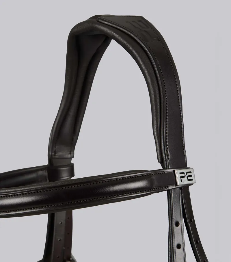 Premier Equine Artana Snaffle Bridle - Dark Brown-2