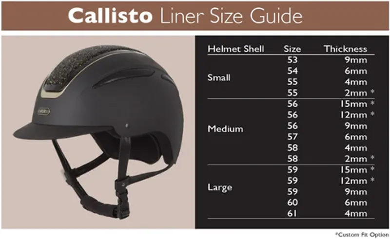 Evoke Callisto Removeable Crown Padded Helmet Liner-1