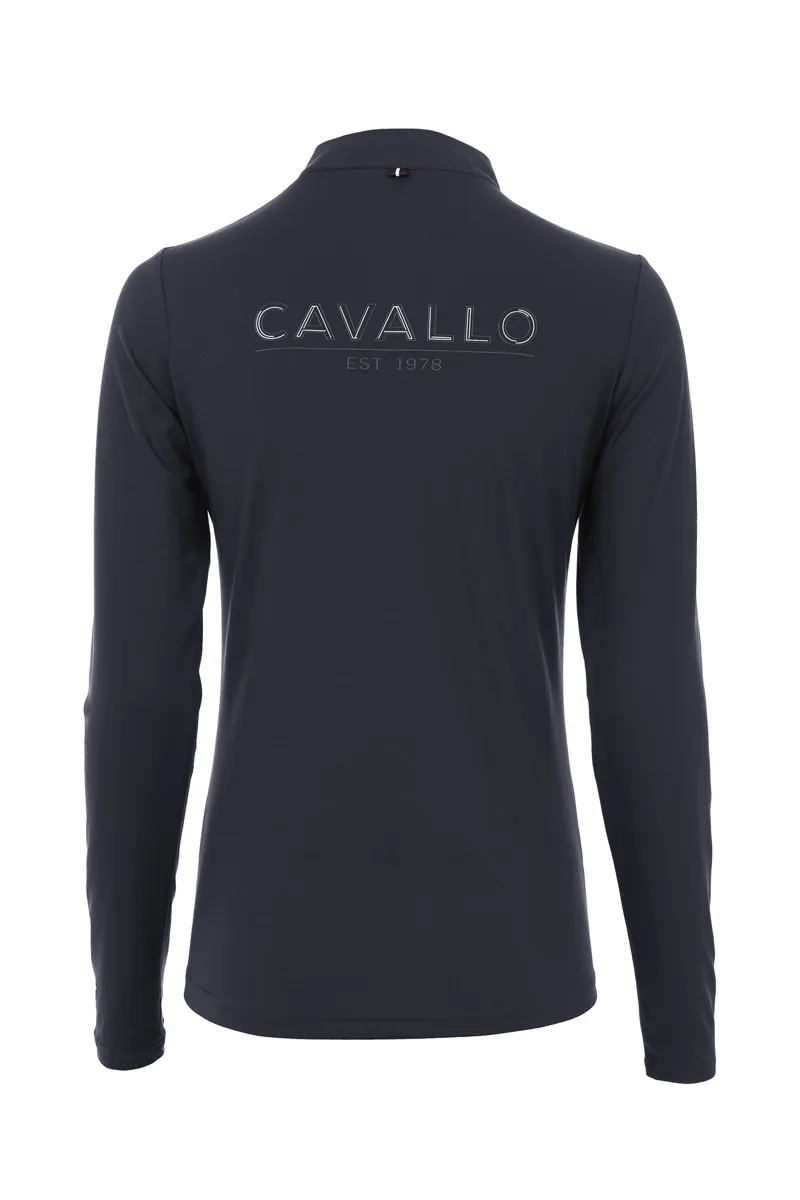 Cavallo Edera Functional Jersey Shirt - Dark Blue-1