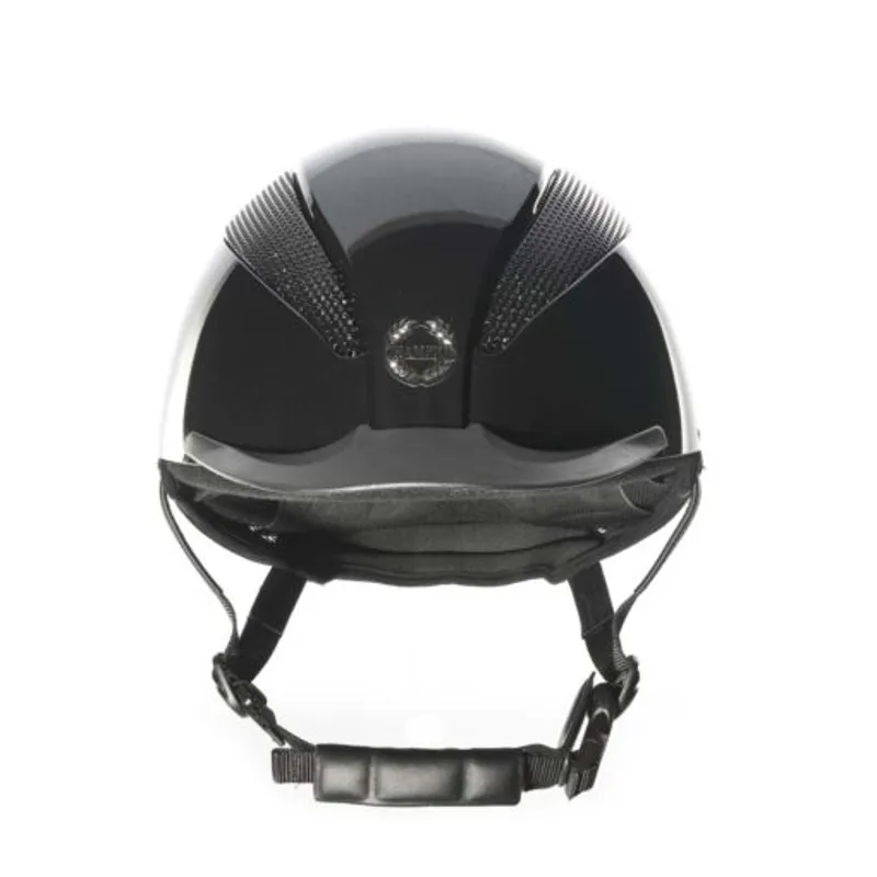 Champion Air-Tech Deluxe Helmet  Black Metallic-1