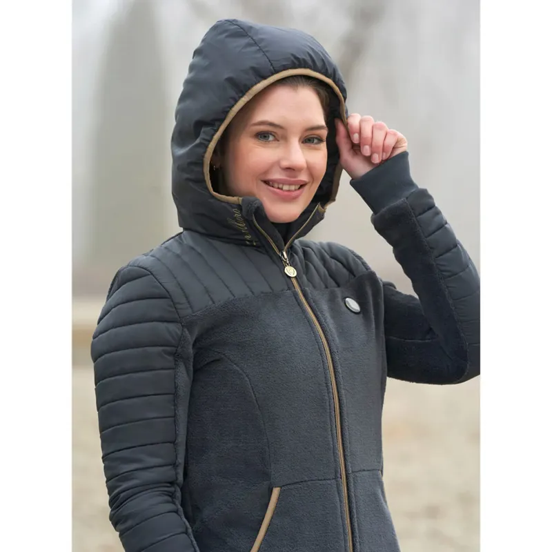 Covalliero Ladies Hoody Jacket - Graphite-4
