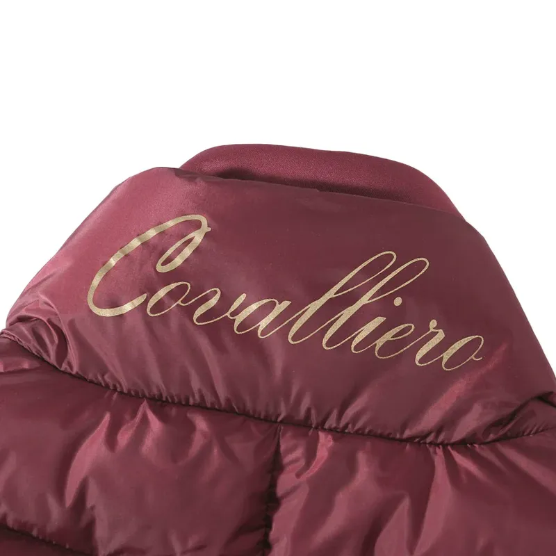 Covalliero Ladies Quilted Jacket - Merlot-2