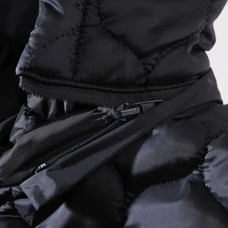 Covalliero Quilted Ladies Long Jacket - Dark Navy-2