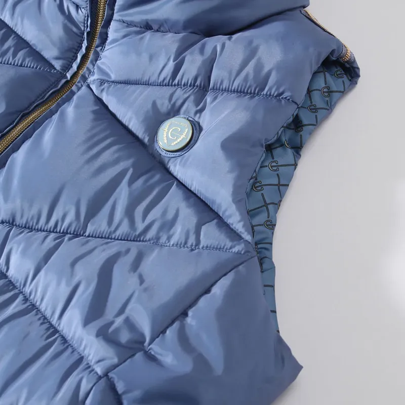 Covalliero Quilted Ladies Vest - Ice Blue-3
