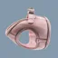 Dinky Dog Snappy Harness - Chalky Pink