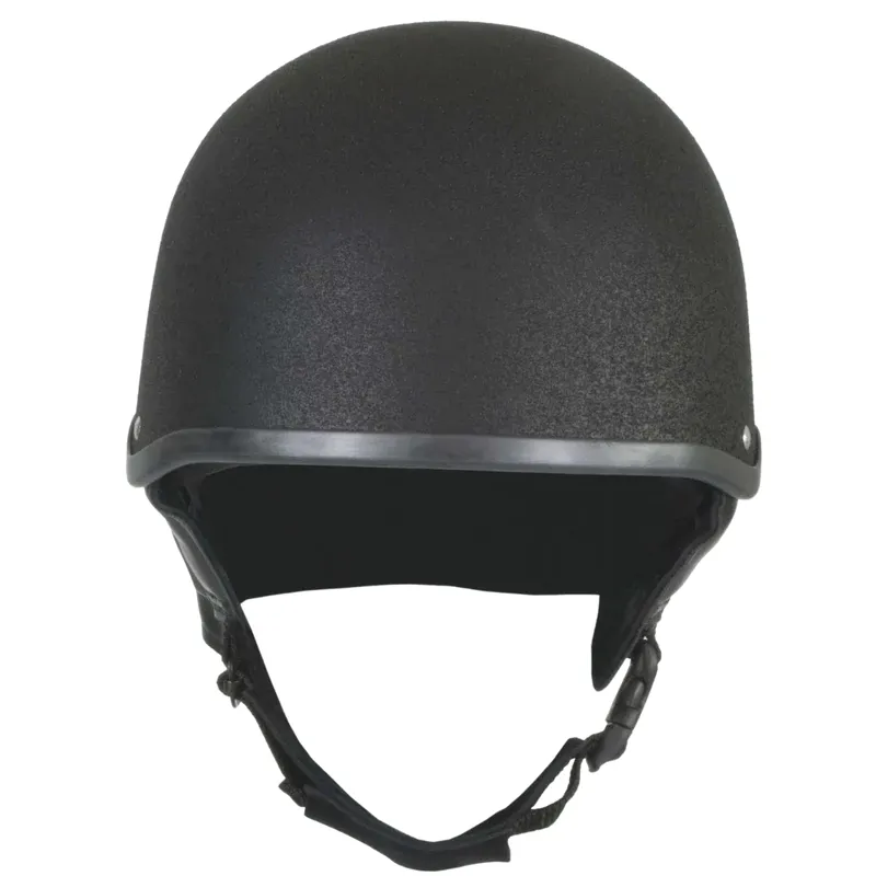 Champion Euro Deluxe Plus Jockey Helmet - Black-1