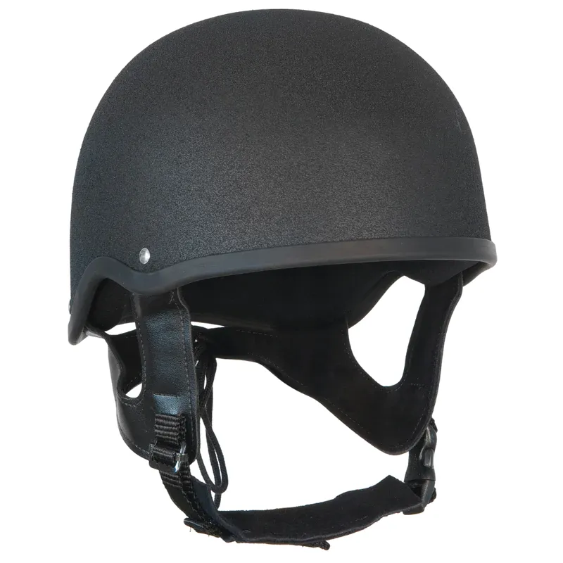 Champion Euro Deluxe Plus Jockey Helmet - Black-2