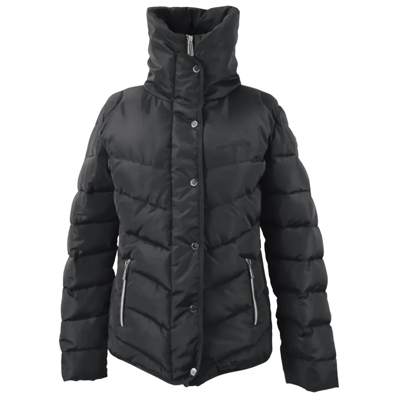 Coldstream Kimmerston Quilted Coat in Charcoal Grey