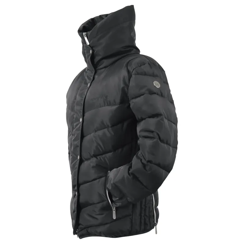 Coldstream Kimmerston Quilted Coat in Charcoal Grey-2
