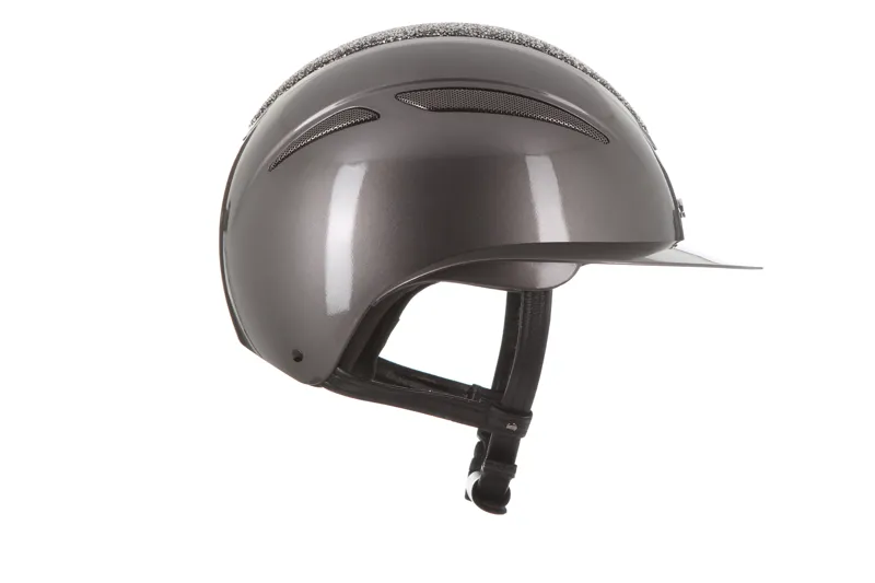 Evoke Callisto Classic Peak - Metallic Graphite Marcasite Crystal Frame-3
