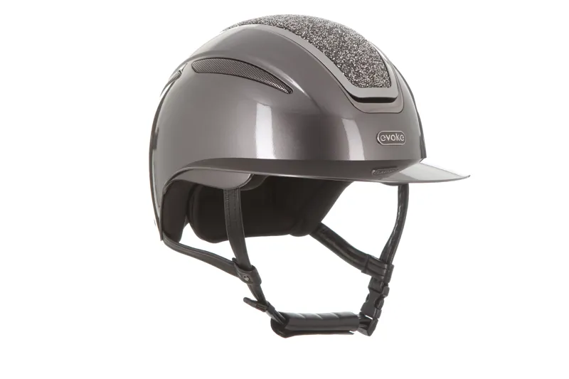 Evoke Callisto Classic Peak - Metallic Graphite Marcasite Crystal Frame-2