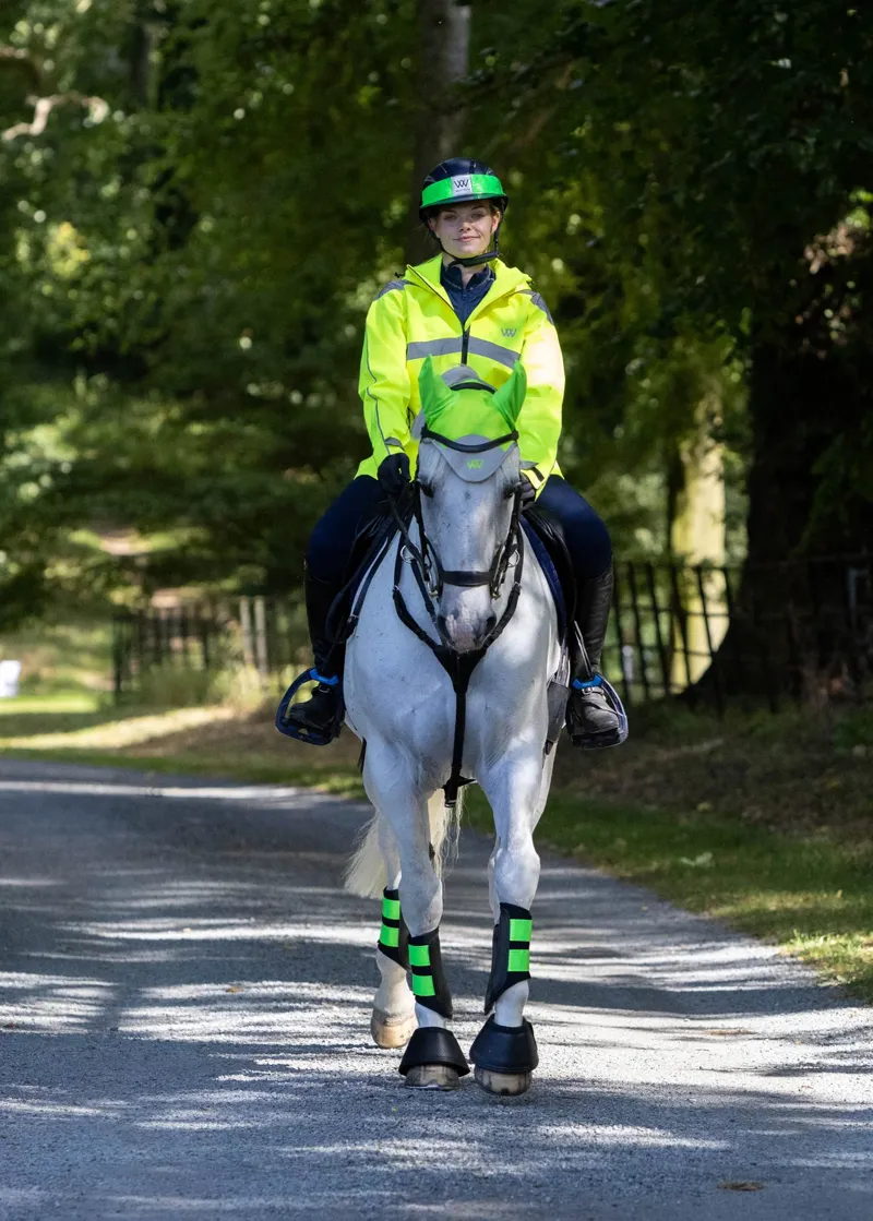 Woof Wear Club Brushing Boot - Reflective Lime-3