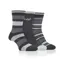 Jeep Women's 3 Pair Performance Striped Boot Socks - Slate/Grey