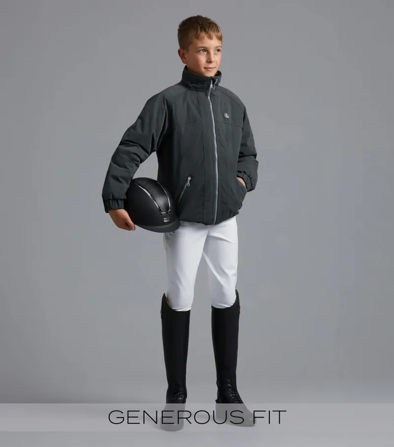 Premier Equine Junior Pro Rider Riding Jacket - Anthracite-5