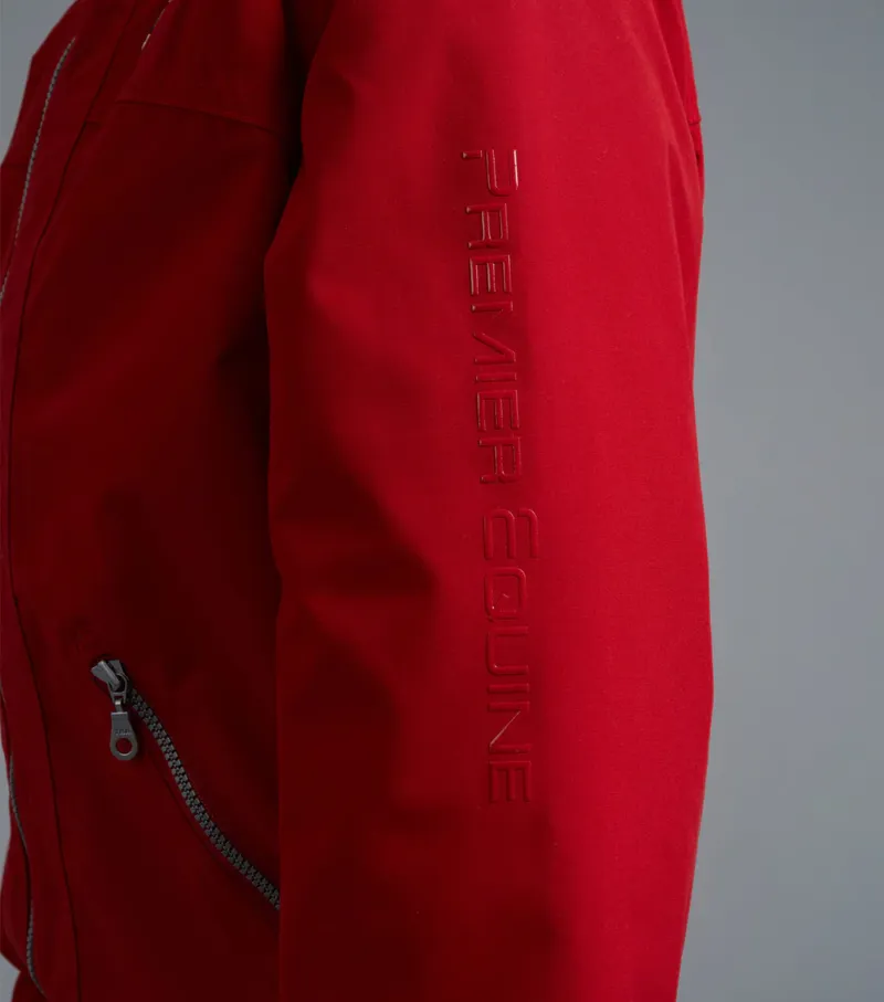 Premier Equine Junior Pro Rider Riding Jacket - Red-4