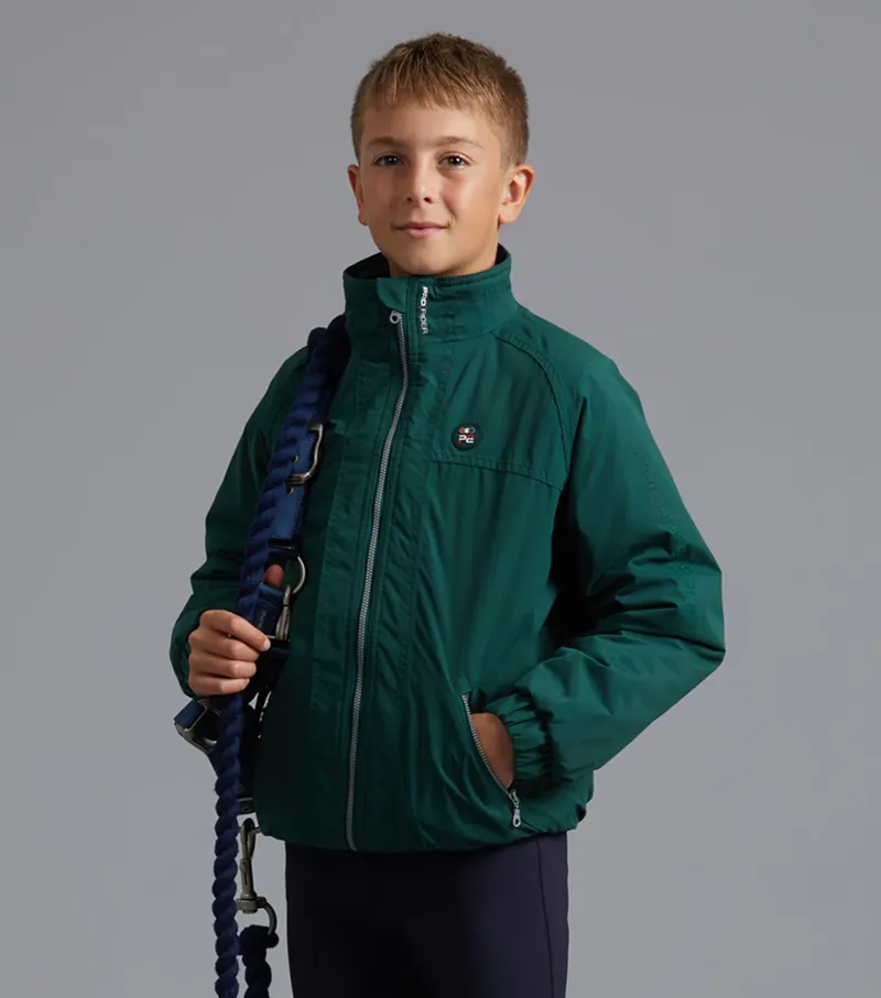 Premier Equine Junior Pro Rider Riding Jacket - Green