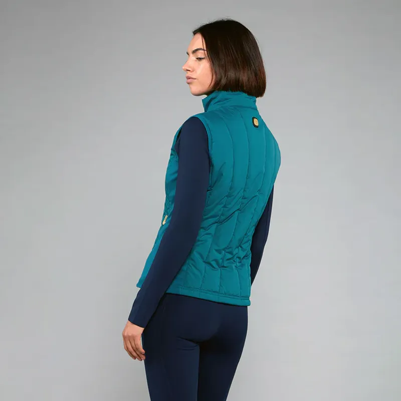 Toggi Leighton Womens Hybrid Gilet - Emerald-2