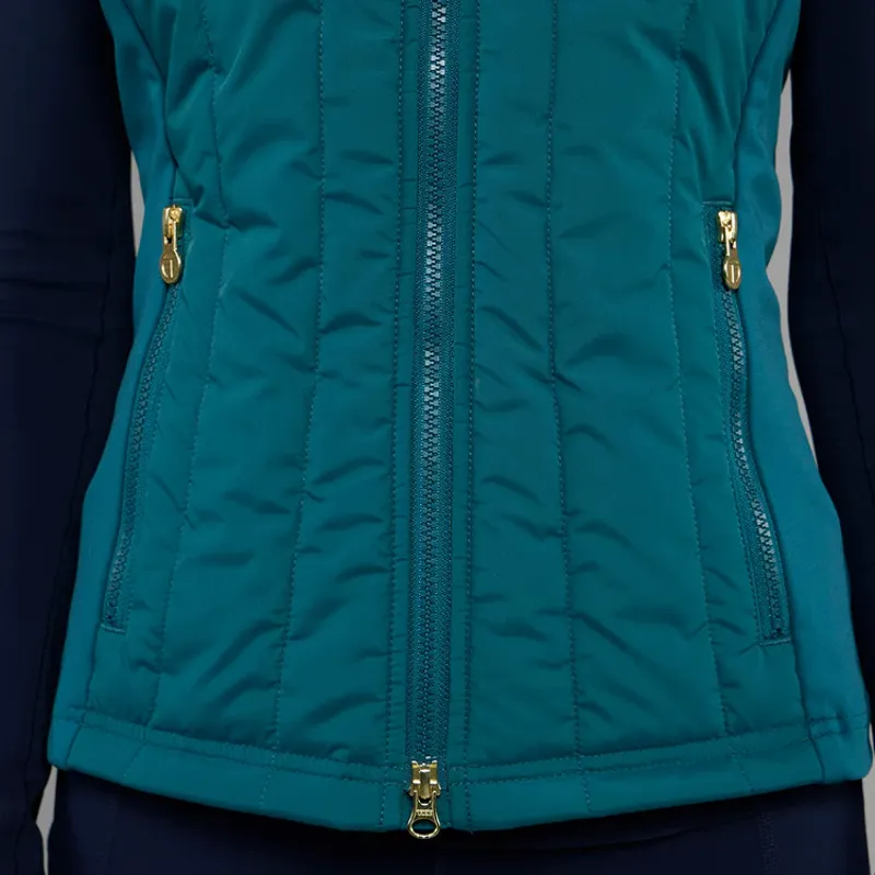 Toggi Leighton Womens Hybrid Gilet - Emerald-3