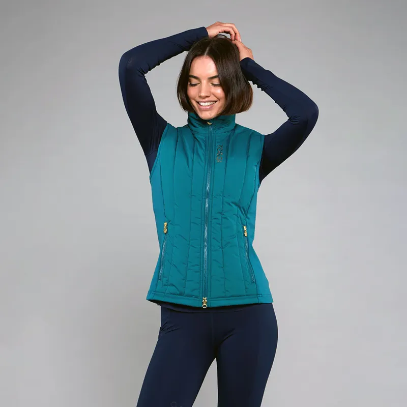 Toggi Leighton Womens Hybrid Gilet - Emerald-1
